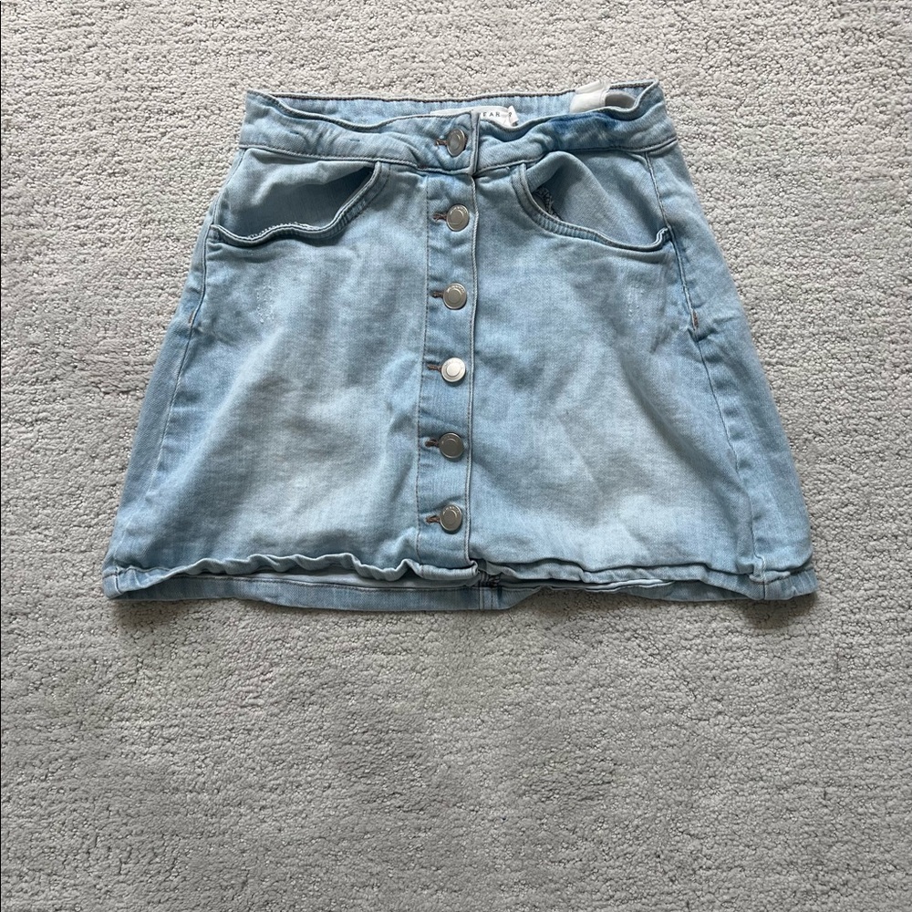 Street wear society jean skirt